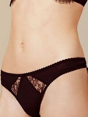 Agent Provocateur DEANNA Thong NWT Black [D5]